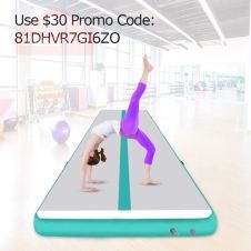 Air Mat Inflatable Gymnastics Mats With Pump Yoga Home Use Tumbling Track Kameymall
