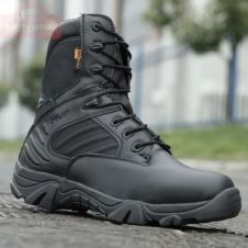 TaoBo Delta High Top Brand Men Combat Boots Sandy Black Size 13 Men Army Military Boots Men Desert Tactical Shoe Tacticos Feamle
