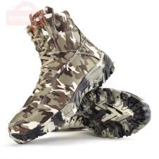 Men Tactical Combat Military Boots Waterproof Canvas Camouflage Boots