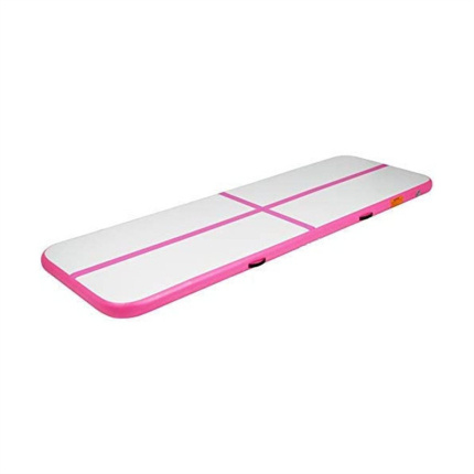 white surface pink side mat