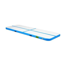white surface blue side trendy mat