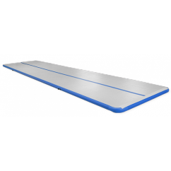 air track gymnastic blue mats