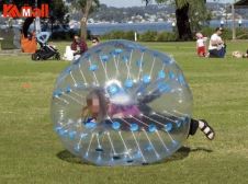 Bubble Soccer Inflatable Bubble Suit Blue Dot For Outdoor Grass Game Kameymall 



