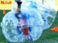 transparent zorb ball inflatable body 