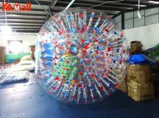 colorful zorb body ball