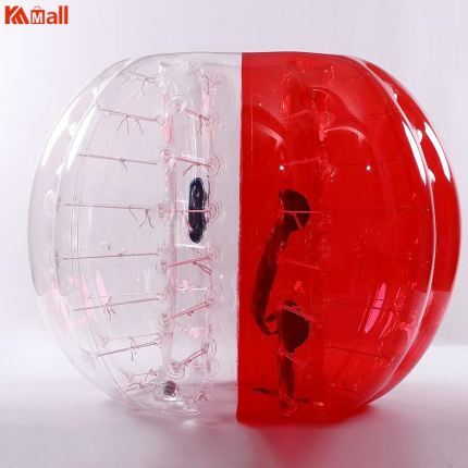 half red hamster balls for people