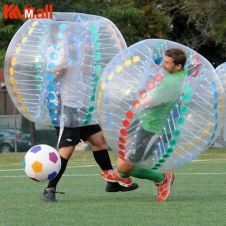 colorful dots transparent zorb ball