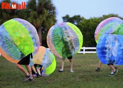 colorful zorb ball