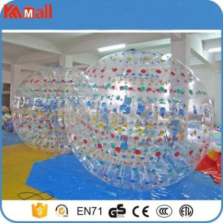 multiple color dots zorb ball