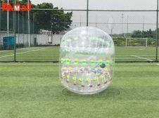 colorful dots transparent zorb ball
