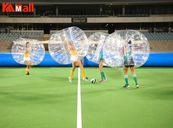 clear inflatable ball