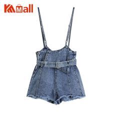 Denim Jumpsuits Women Spring Strap Harajuku BF Loose Kawaii Womens All-match Chic jean Overalls Casual Suspender Rompers Female