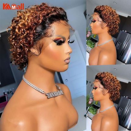 curly wigs short