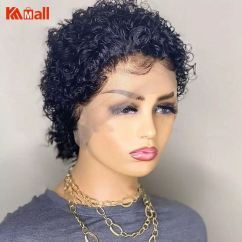 short lace front wig