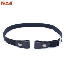 Lazy Belt Buckle-free Adult/Children Invisible Elastic Belt for Jeans No Bulge Hassle One Size Fit Slim Elastic Band