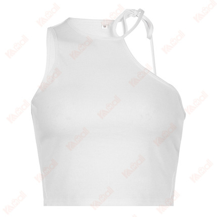 white tank top