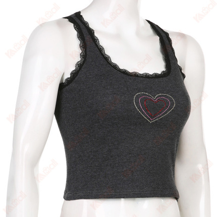 black cute tank tops