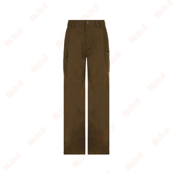 long brown casual loose pants