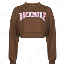 leisure pullover sweatshirt with text