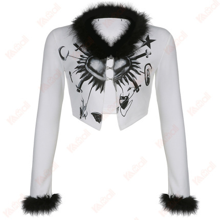 white long sleeve cardigan