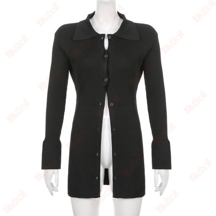 sexy black cardigan