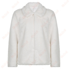 white thermal light cooked jacket