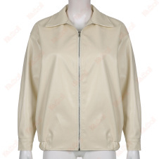 loose stylish street zipper jacket