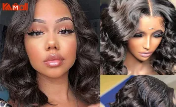 beautiful black human hair wigs extensions