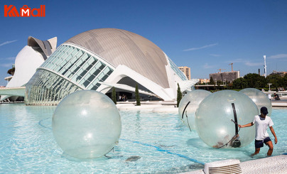 giant inflatablezorb ball game play