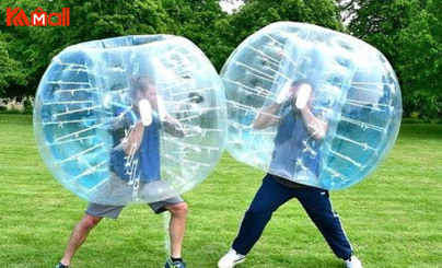 use large zorb ball in pools