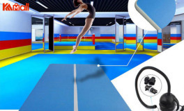 mini air track gymnastics for games