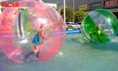 inflatable ball zorb in every place