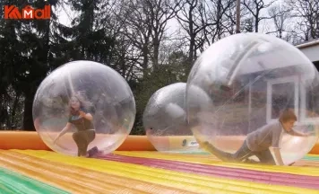 humans giant inflatable hamster zorb ball