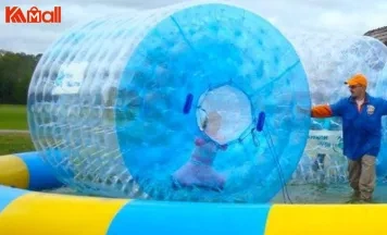zorb bumper ball brings people excitement