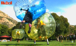 giant zorb balls use in water