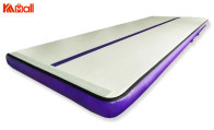 blue air track mat for yoga