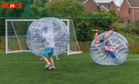 body zorbing in water is fun