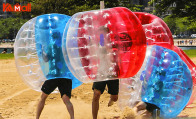 play games with giant zorb ball