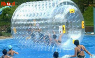 fun zorb ball game for children