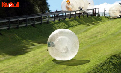 body zorbing in water is incredible