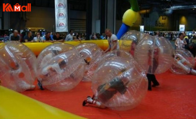 zorb ball shows your feverish love