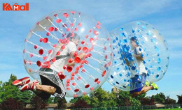 giant zorb balls use in water