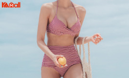 sexy tight bikini wearing at beach