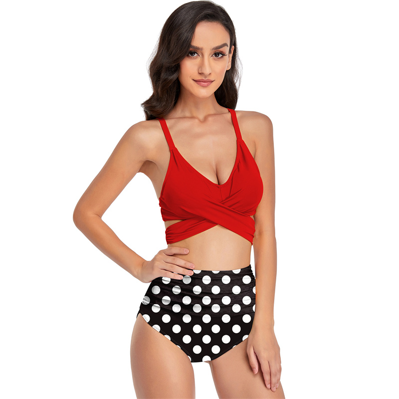 polka dotty swimwear