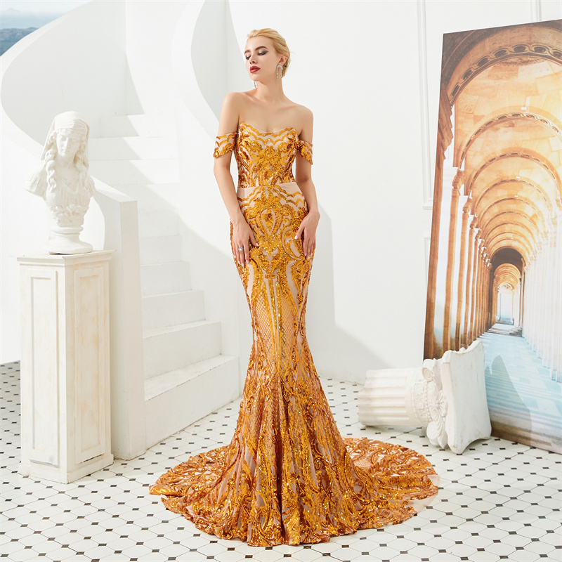 luxurious tight sexy evening dress
