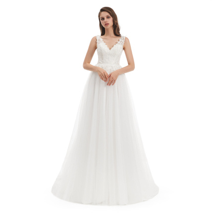 pretty girl white evening dress