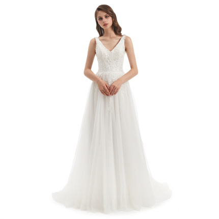 pretty simple white evening dress