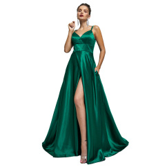 high end evening dress for female