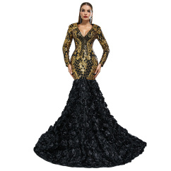 new high end light luxury gown