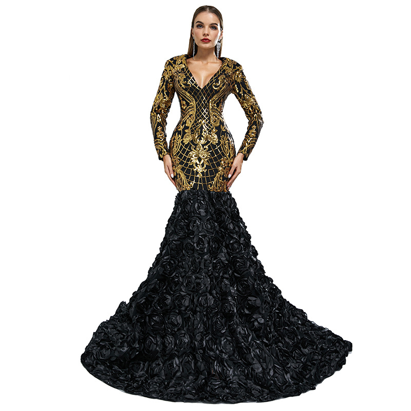 new high end light luxury gown
